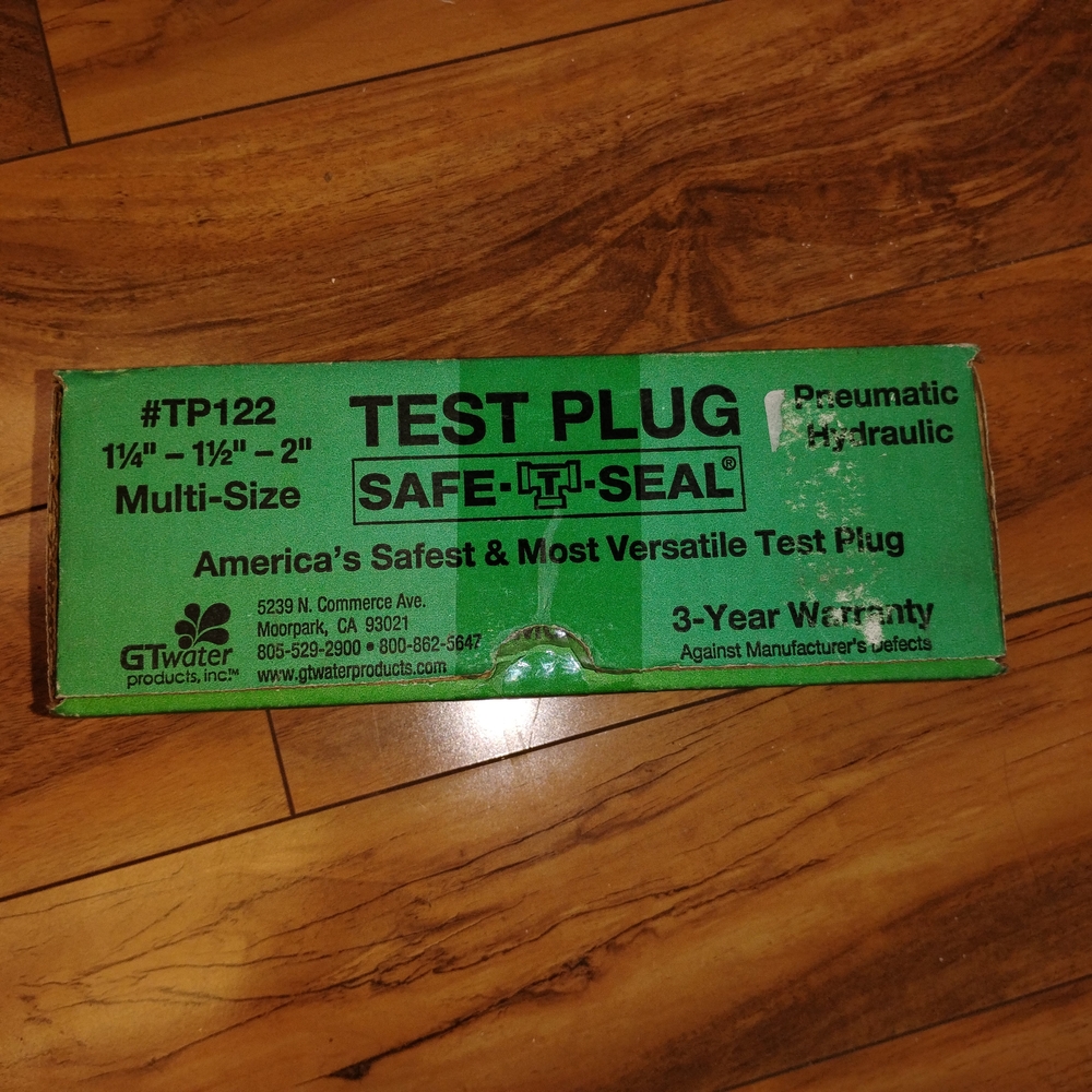 SAFE-T-SEAL Test Plug - Picture 1 of 9